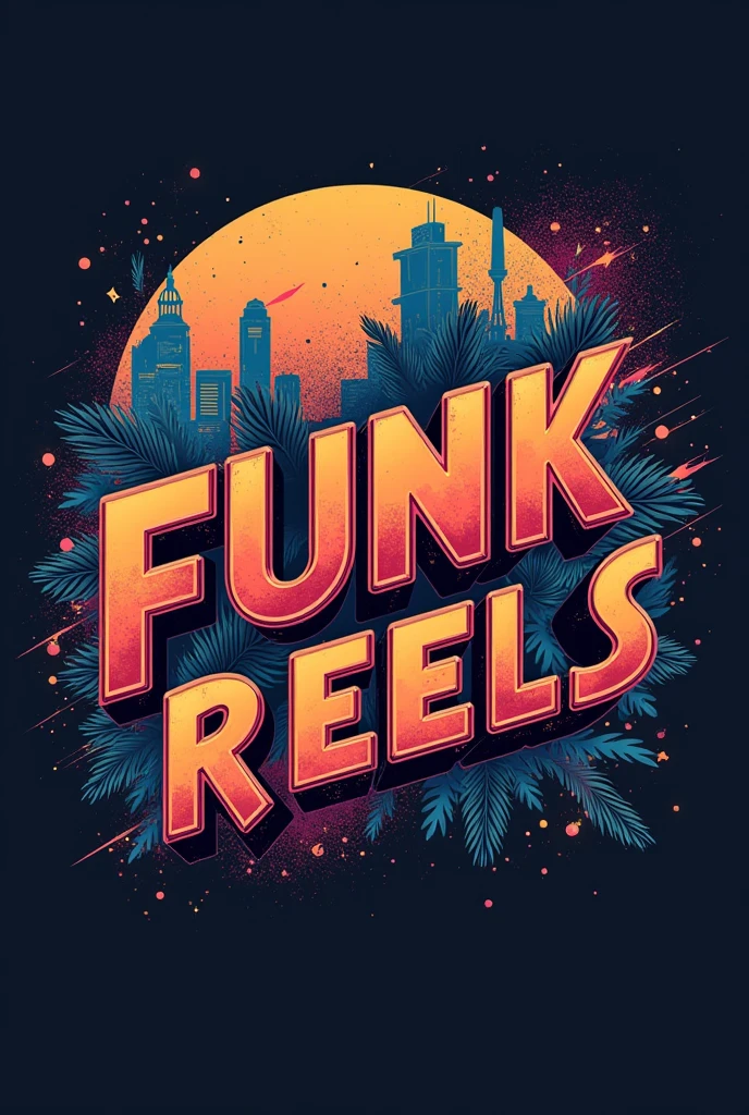 Make a logo with the name Funk reels
