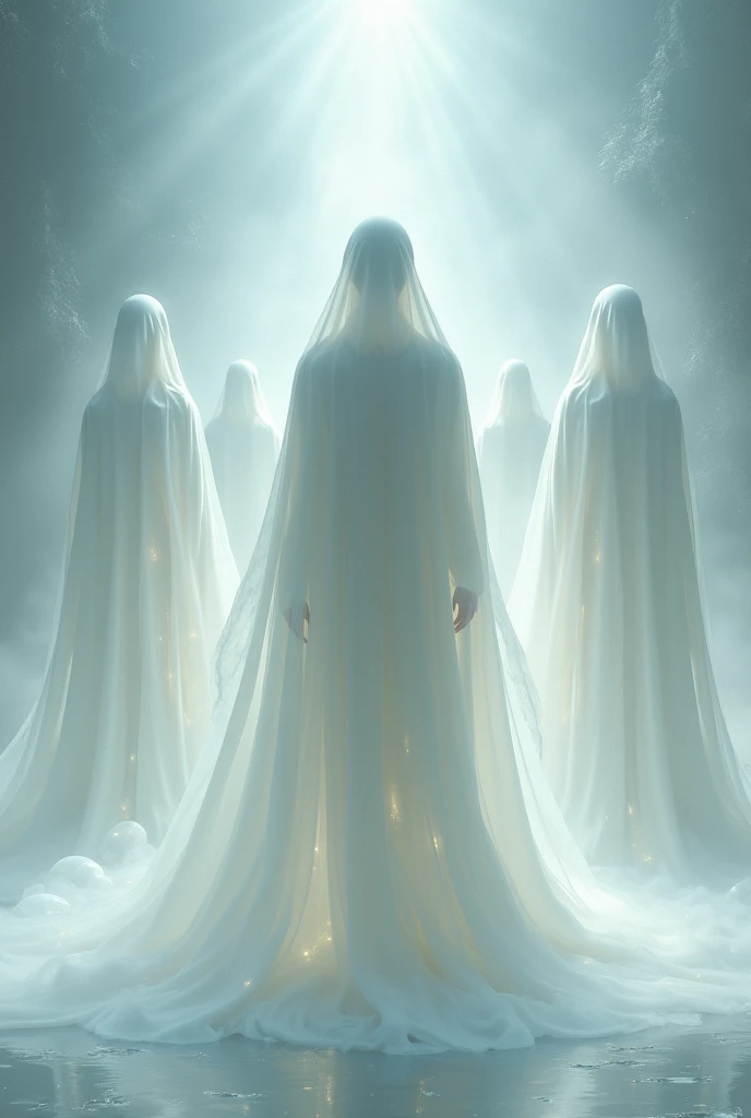 White Cloak Supernatural Celestials,  no people just the product 