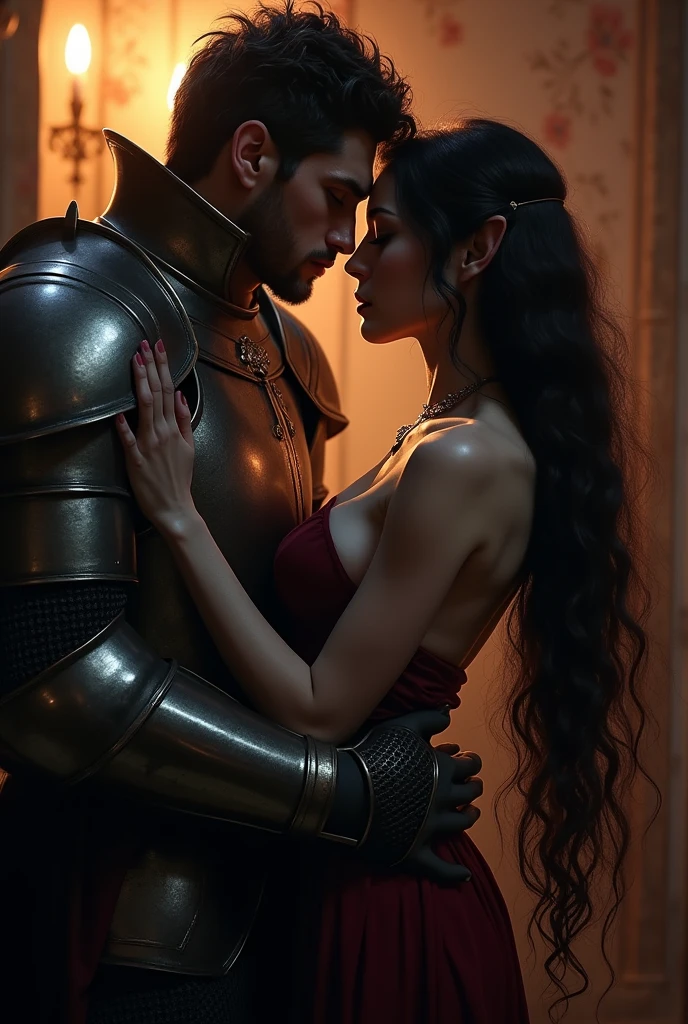 Sex between dark elf and knight