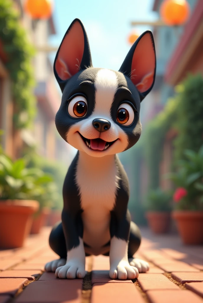 Boston Terrier Dog Boy
