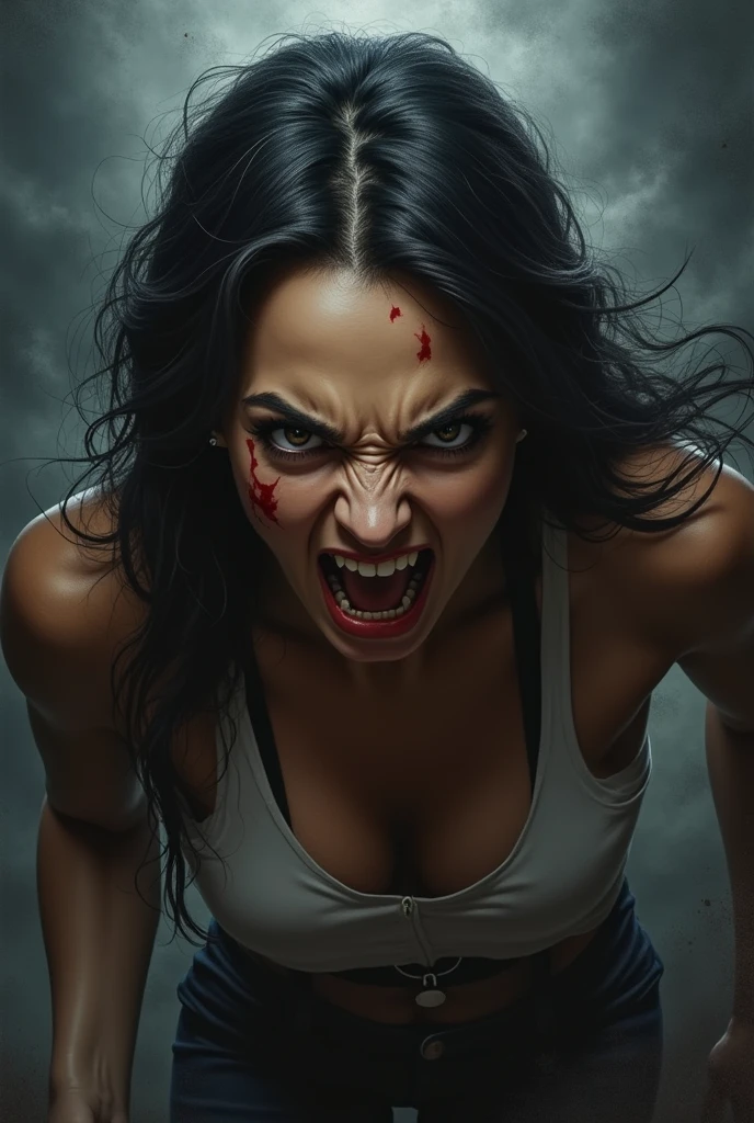 Horny crazy woman