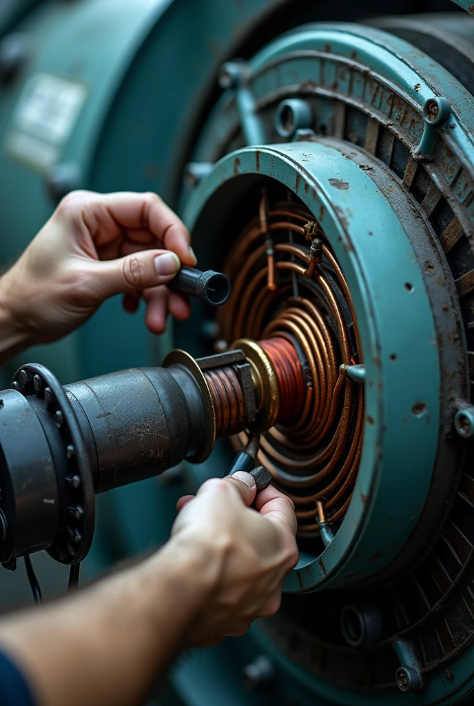 maintenance and rewinding of generators