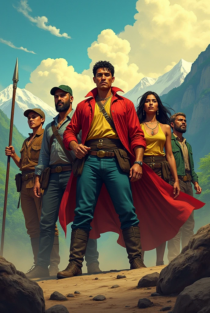 A comic book cover about the forgotten heroes of Bolivia