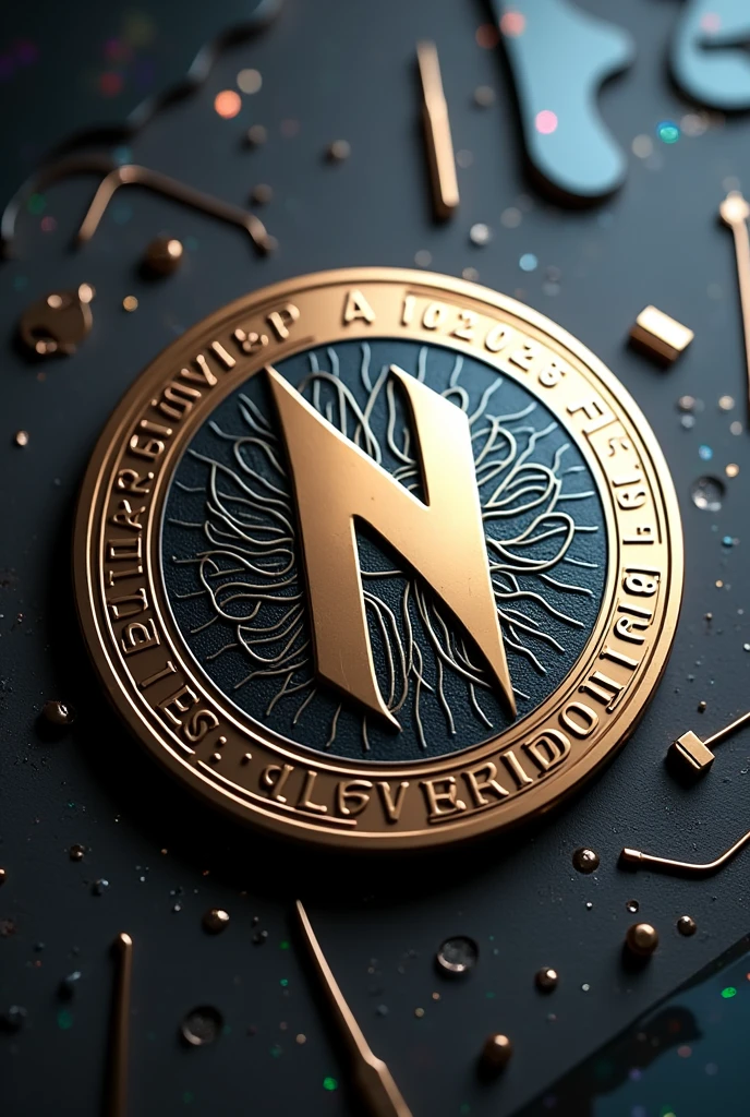 create a coin with a logo that says NEW ERA art