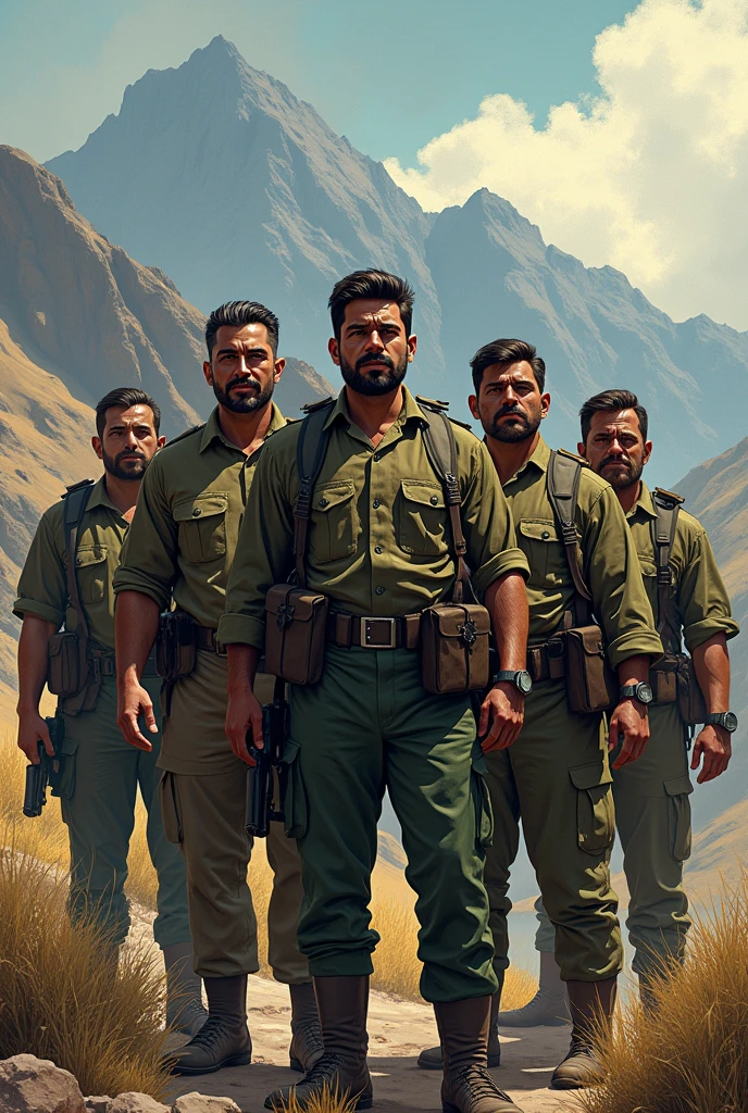 A comic book cover about the forgotten heroes of the Bolivian wars