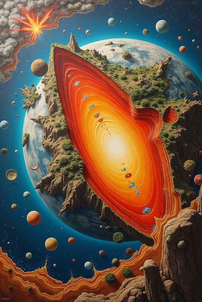 Plate tectonics collage
