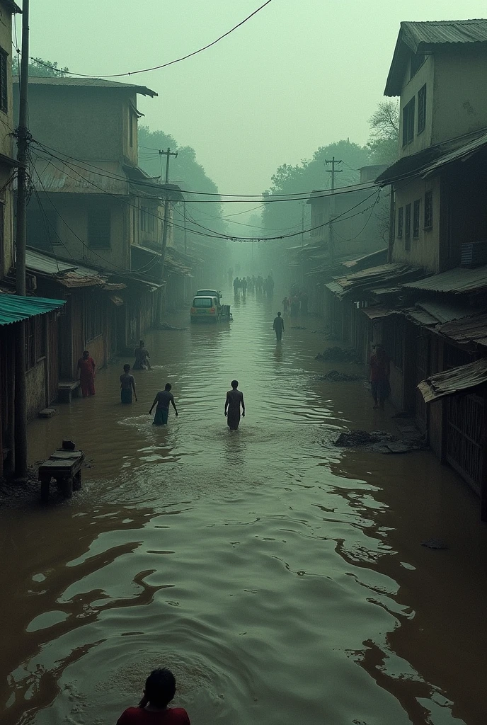 Create an image of comilla flood