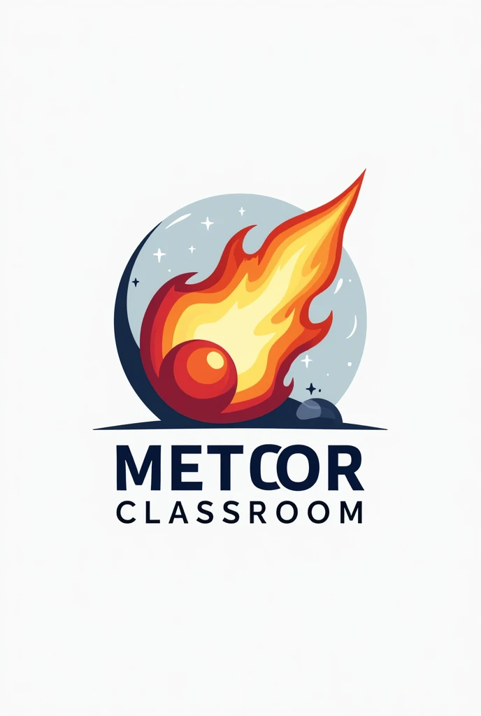 a logo to represent a simple meteor classroom