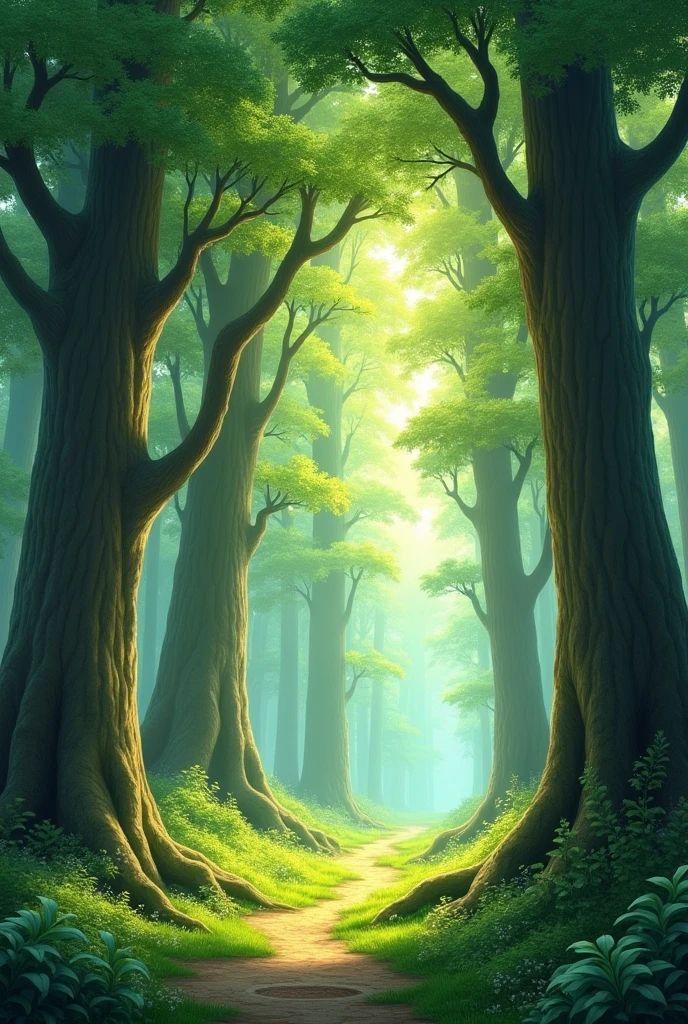 A grove of trees