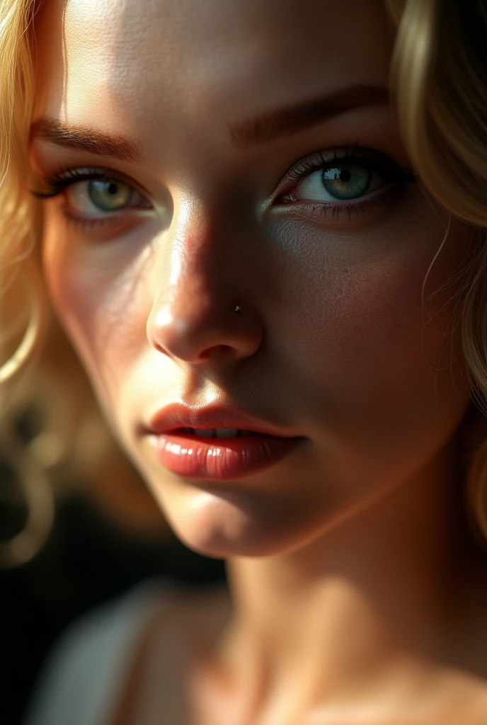 heather graham, 2,detailed eyes, perfect round iris, 4k, high resolution, (realistic:1.3), rembrandt lighting, (masterpiece:1.2), (photorealistic:1.2), (best quality), (detailed skin:1.3), , dramatic, ray tracing, subsurface scattering, (closed mouth:1.1), (studio lighting, hard light, sony a7, 50 mm, matte skin, pores, colors)