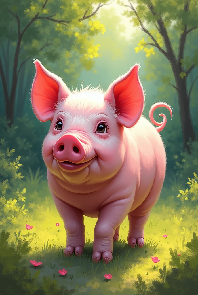 impressionism pig