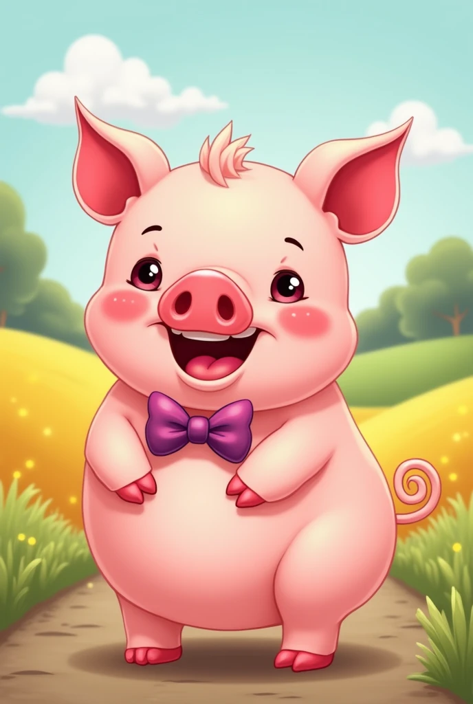 Cartoon pig