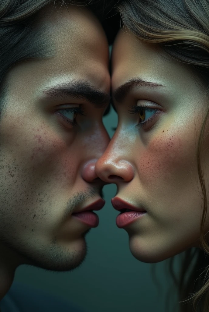 Heartbreak and love faces