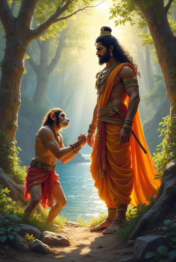 Create intresting part of ramayan