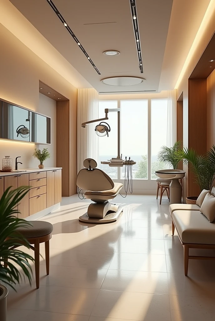 Dental office in the Surgery area with colors that generate peace and comfort, that it looks super luxurious and clean with surgical things