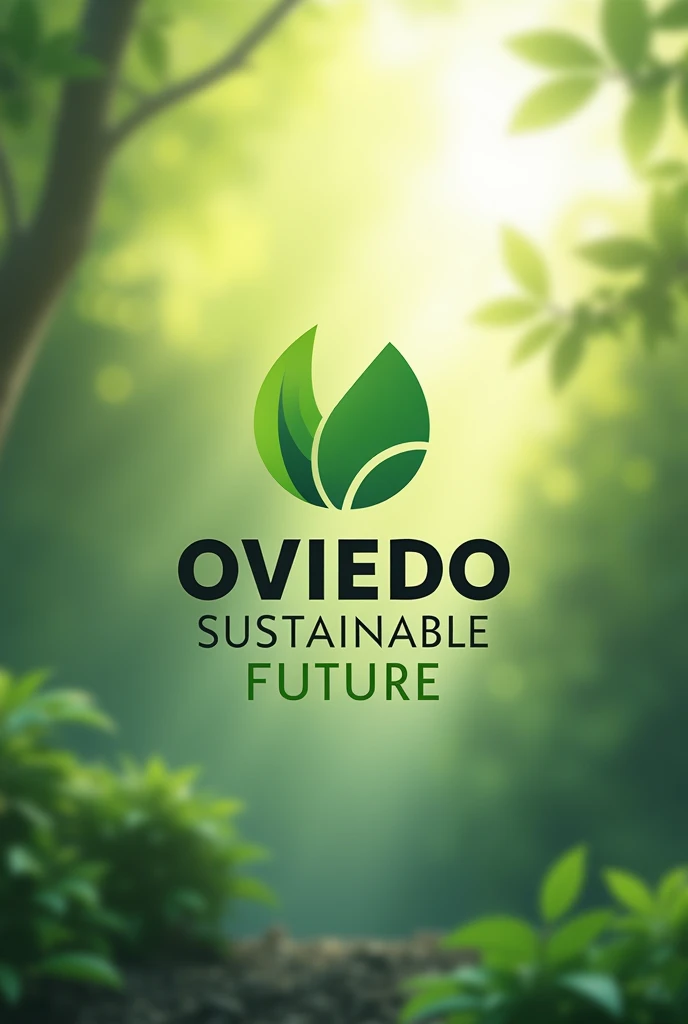 Generate a logo with the letters Oviedo sustainable future 
