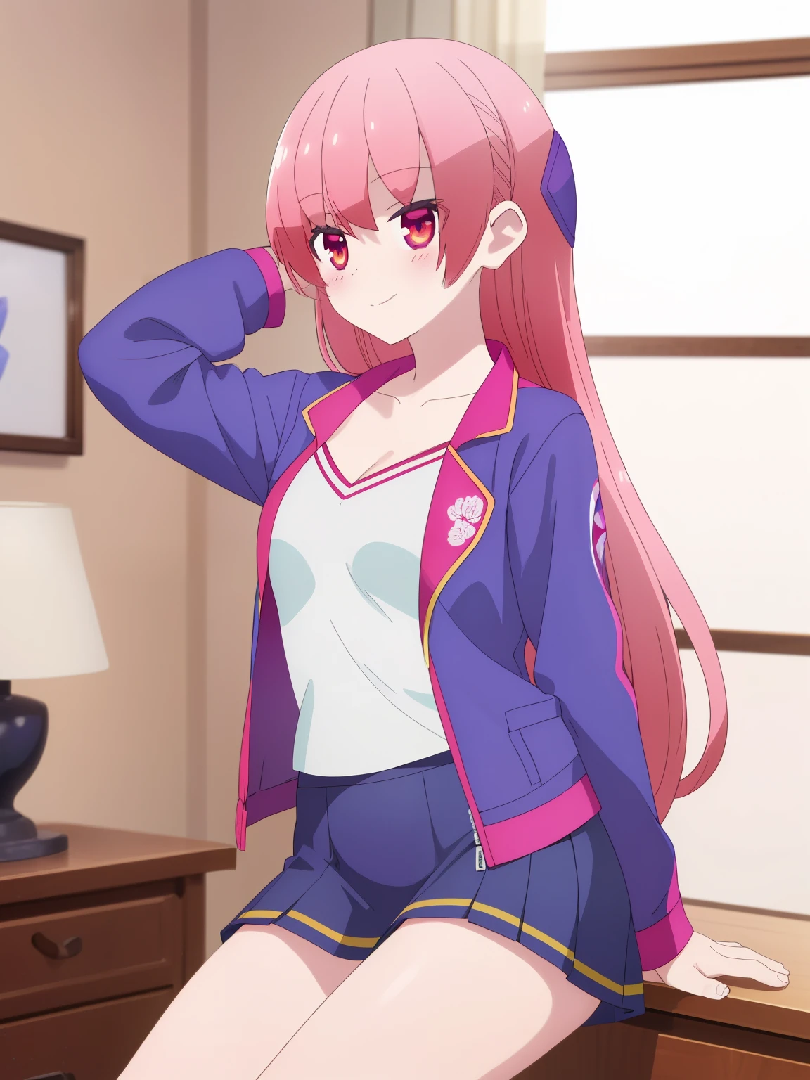 (masterpiece), 最high quality, Expressive eyes, Perfect Face (Blue Denim Micro Shorts), One person, ((Vacant room)), Cleavage, See through, good, Sweaty, Oily, Profile photo, luck_no_i-min style, Tsukasa, Place your hands behind your head, I can see the ribcage, Detailed abdomen, Underarm, Soft Light, The Graciousness of God,  (Perfect hands, Perfect Anatomy), I'm smiling at you、(masterpiece), 最high quality, Expressive eyes, Perfect Face (Blue Denim Micro Shorts), One person, ((Vacant room)), Cleavage, See through, good, Sweaty, Oily, Profile photo, luck_no_i-min style, Tsukasa, Place your hands behind your head, I can see the ribcage, Detailed abdomen, Underarm, Soft Light, The Graciousness of God,  (Perfect hands, Perfect Anatomy), Accurate Fingersの数、 bangs,  hair ornaments, Hair Ribbon, Pink Hair, blunt bangs, Both sides up, butterfly hair ornaments,, S ((近い your eyeS, blush), White shirt,  Kisses are coming、masterpiece,最high quality,High resolution,Very detailed,Armio,iris,Long Hair,Hime cut,鈍いbangs,cherry blossoms丘高校の制服,,(Blue jacket:1.4),Long sleeve,Collared shirt,White shirt,Neck ribbon,Grey Skirt,socks,black socks,Brown footwear,Outdoor,cherry blossoms,Are standing,smile,Cowboy Shot,wave hands,Smiling at you,"(Optimal,Wedding dress,Holding a bouquet,One Girl,cheese)tmasterpiece，high quality，High resolution，New World. 1，Check it out，Wedding dress，Bridal Veil，Cowboy 近い up，Are standing on your feet，Ssmile"街の前でポーズをとるPink Hairと緑のスカートのアニメの, Fascinating anime, a hyperRealistic , hyperRealistic , [ 4K Digital Art ]!!, Touching her clothes, Smooth anime CG art, Anime crouching, Beautiful and detailed anime art,  , cherry blossoms in the background, Highly detailed CG Unity 8K wallpapers, 最high quality, Very detailed, masterpiece, Realistic, photo Realistic, Very detailedかわいい, , (((Roll up the skirt yourself))), (I lifted it myself), panties , panties focuS, blush, Release your lips, View your audience , Half Body Shot , (crowd), (crowded city) , Wavy Hair, Very detailedな、​masterpiece、最high quality、超High resolution、8KHigh resolution、Photogenic transparency、Detailed eyes、Gradation、Perfect Anatomy的体型 ,hard disk、Hmph , Nikon Z9 80mm Lens , Tabletop、Model standing、(((MinuScule panties、Small micro panties、Pubic hair can be Seen through the lace of the panties)))、(((PantieS are lace pale pink panties.)))、(((dark blue 、White blouse、Cute white short sleeve blouse with ribbon、Short looSe socks、Dark brown loafers)))、(((See all panties)))、(((The skirt is definitely worn..)))、(((Raise the hem of a skirt)))、Sit in a triangle shape with your thighs slightly inward、panties focuS、Too bright natural light、sunlight、Detailed lace panty pattern、Plain white panties、(((Lifting Skirt while Are standing to Show off panties to camera)))、(((beautiful、 (Perfect hands, Perfect Anatomy),　Accurate Fingers、 (Perfect hands, Perfect Anatomy), Accurate Fingers、