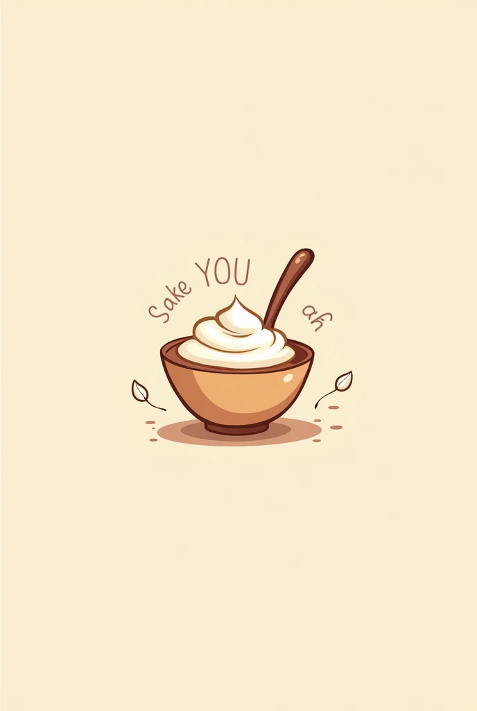 logo alluding to rice pudding