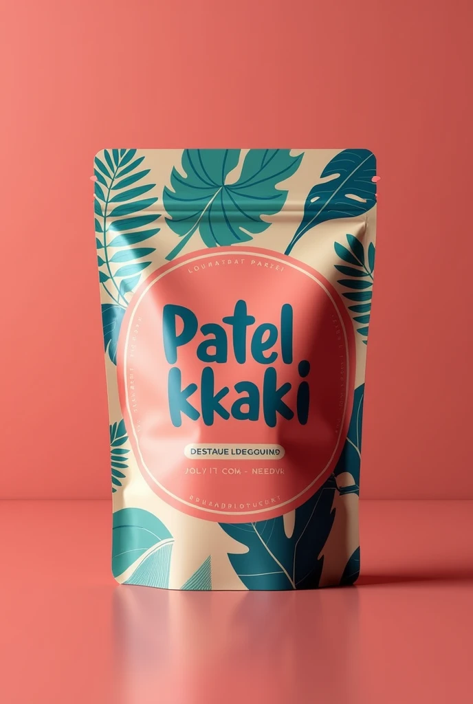 Patelkaki Trademark Sticker design Stand-up zipper pouch