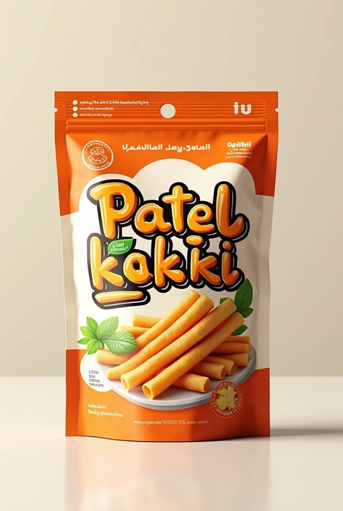 Patelkaki Trademark Sticker design Stand-up zipper pouch
Soya sticks