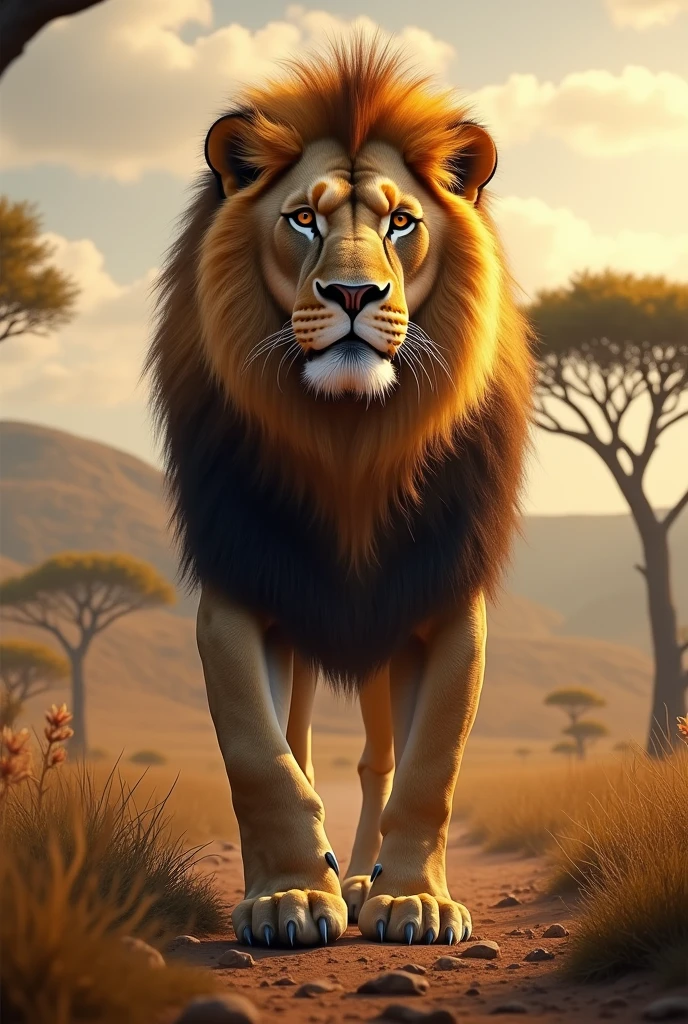 Create a lion