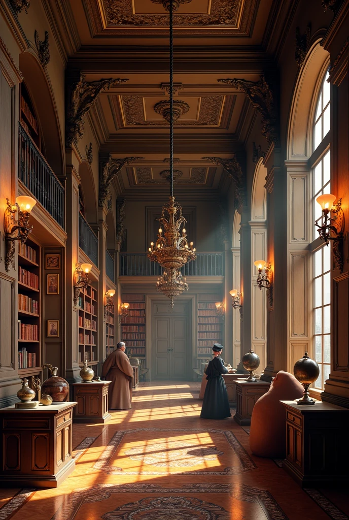 Create a nineteenth century Brazilian library