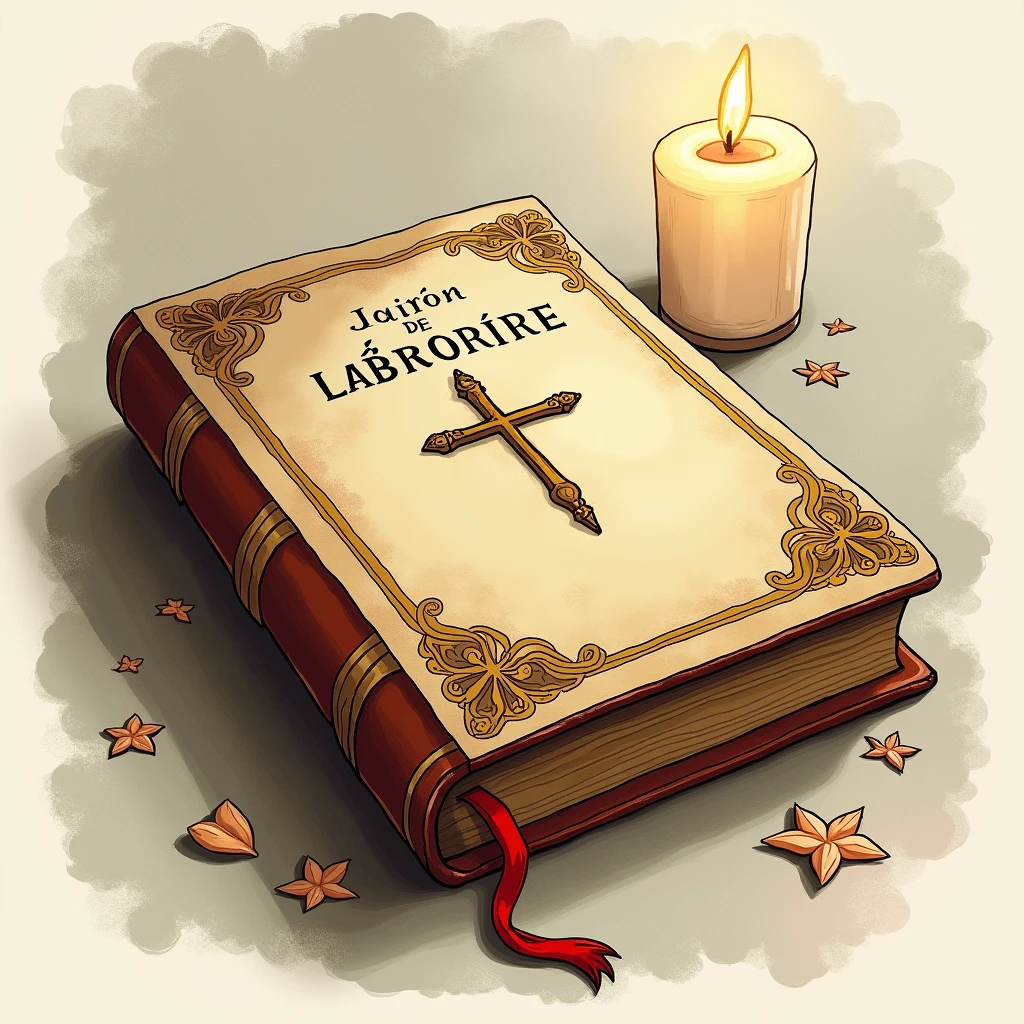 A Holy Bible, with name written: "Worship of teaching the word of God", language in portuguese image in drawing