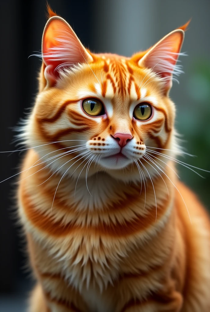 A cat orange