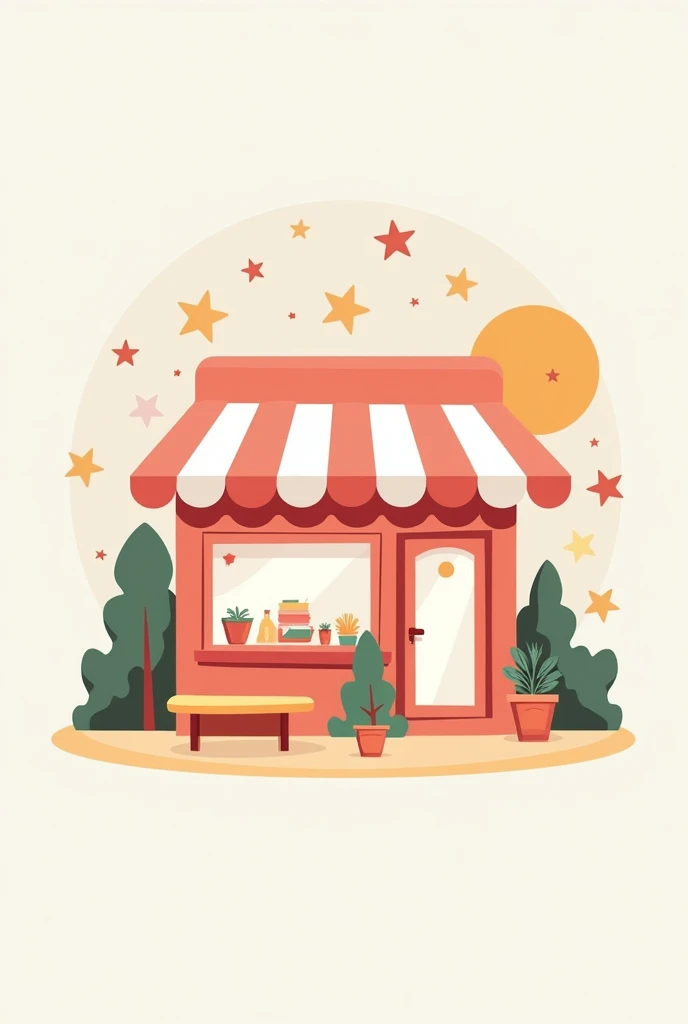 Create a store logo in pastel colors