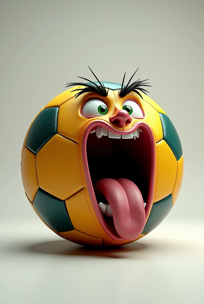 Adidas Jabulani South Africa 2010 ball with animated crazy face
