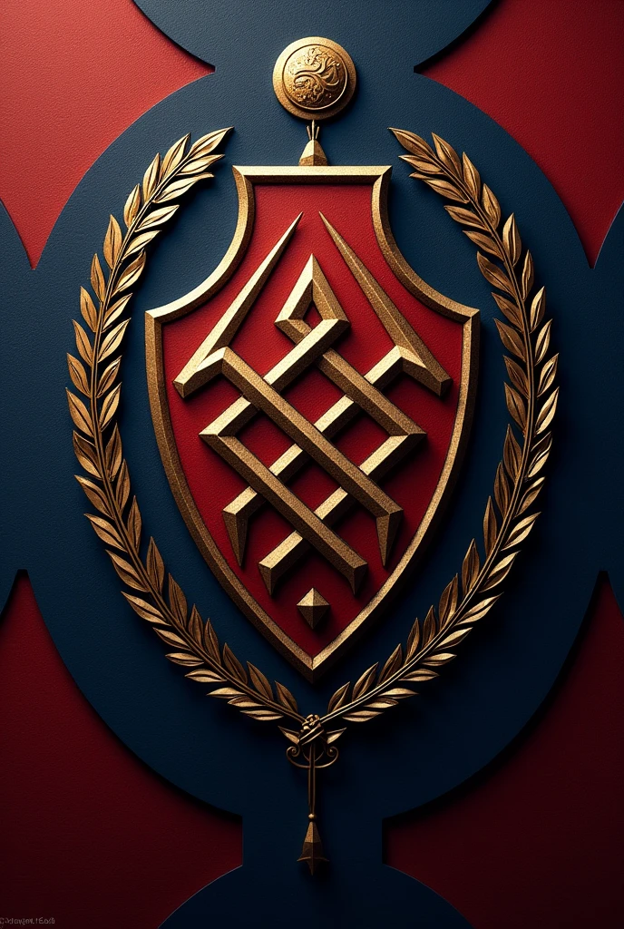 Create a coat of arms written 8B