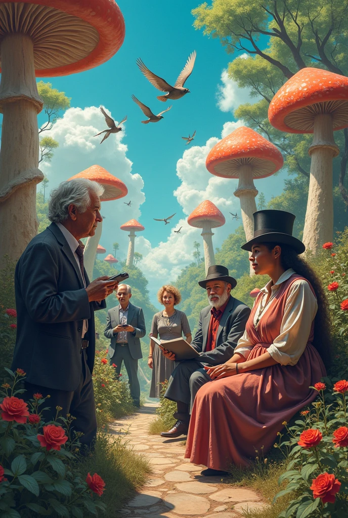 International authors in Wonderland