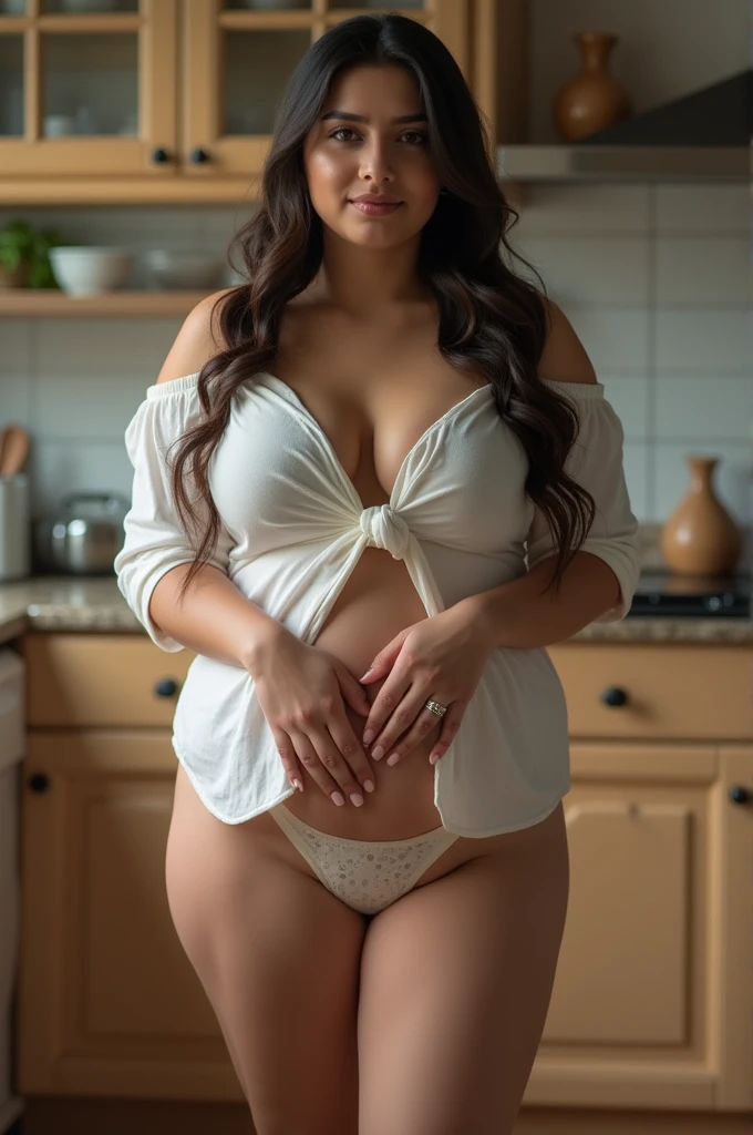 Six feet tall Pakistani college girl standing in kitchen
Thick girl, curvy body, soft little belly fat, wearing socks
Sexy face, cute hot lips, big eyes