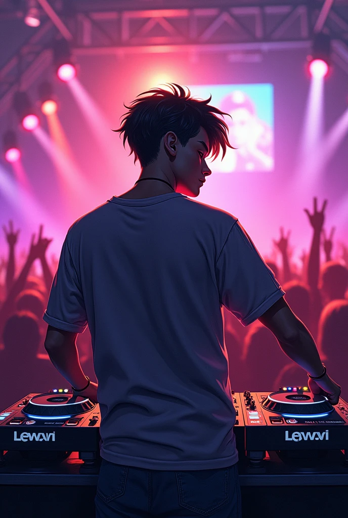 djing, the boys hair must be fade and very short