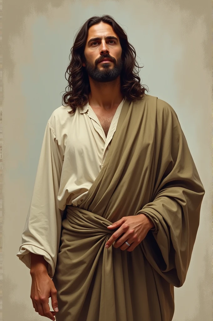 Jesus in a tunic
