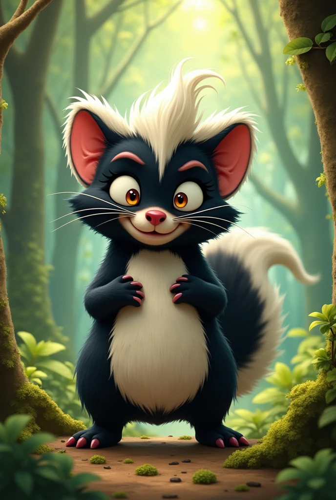 Chica skunk, skunk ,super fart,full of gases,very stinky,farting