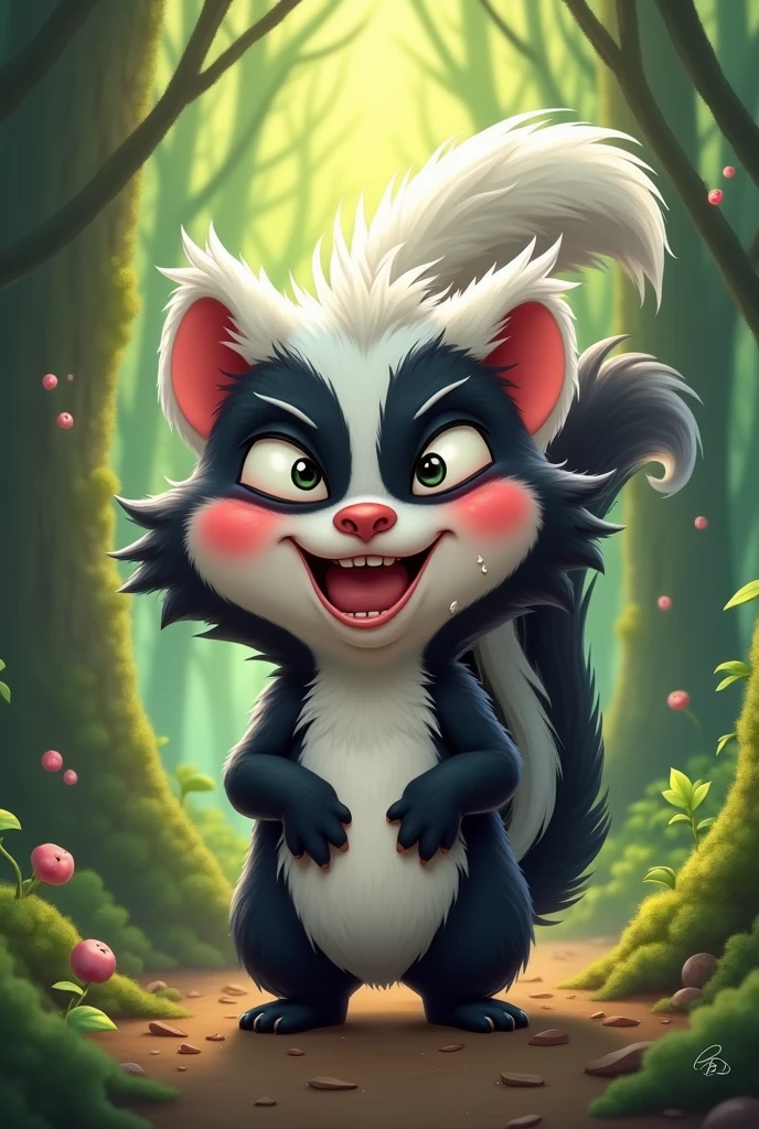 Chica skunk, skunk ,super fart,full of gases,very stinky,farting
