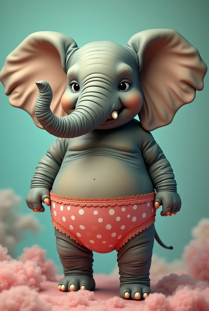 elephant in panties 