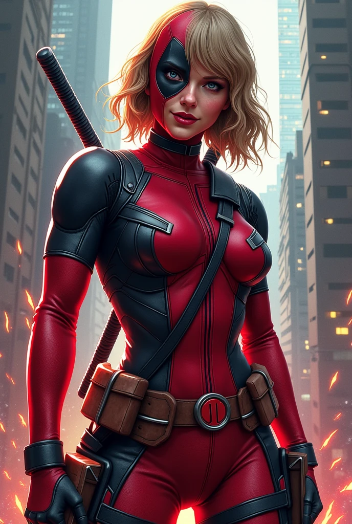 Taylor Swift as Lady deadpool