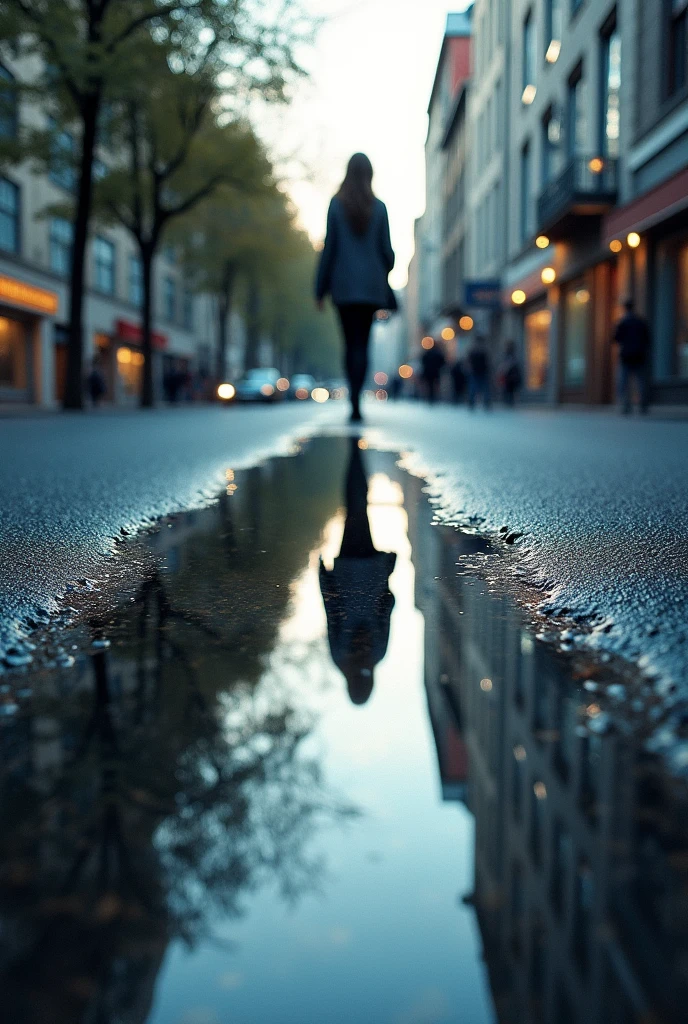 make a mirror image on the street