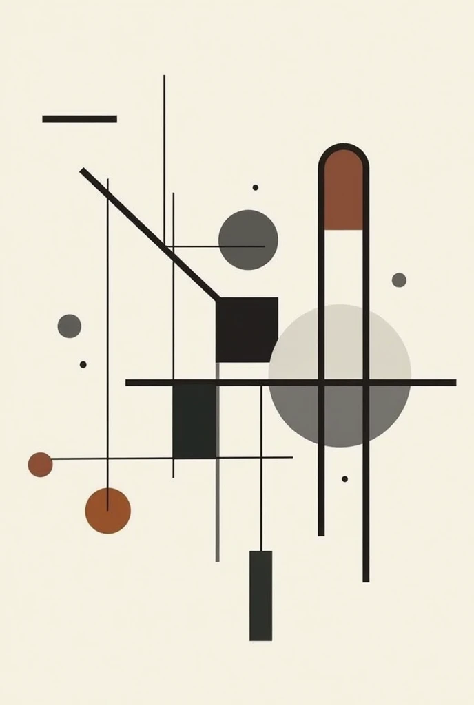 Create a book cover that has lines,Shapes,Sizes, blank space,rhythm