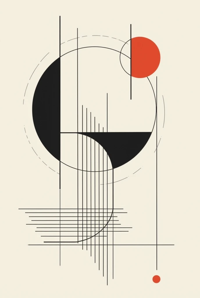 Create a book cover that has lines,Shapes,Sizes, blank space,rhythm