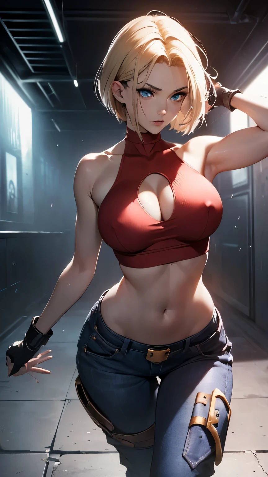 Best Quality,8k,High resolution,masterpiece:1.2), (ultra detailed), (erotic lingerie) (NSFW is not safe for artwork), (naked) (unclothed) (naked) (blue mary) (King of Fighters Setup), (pose sexual), (realist,photorealist,fotorrealista:1.37), (High DefinitionR,High Definition), (portrait), (vivid colors), (long legs), (clearly elongated face), (broad) (Hermosos detailed eyes), (beautiful detailed lips), (extremely detailed eyes and face), bright eyes Dynamic angle and posture, soaked in sweat, perspiration, undressing (long eyelashes), (sharp focus), (Physically based representation), (unclothed), (big breasts) (open legs), (intense), (expression of intense desire), (Motion blur), (elegant), (slim figure), (anime inspired), (bright lights), (sexual), (contrasting colors), (mysterious atmosphere), (action packed scene), (Unique style), (Amazing), (elegant), (evocative), (expressive), (Intriguing atmosphere), (giant breasts:1.2) ((Best Quality)),((Very detailed)),masterpiece,absurdities,detailed face,beautiful face,(detailed eyes, deep eyes),(1 girl),((dynamic pose)), (naked) (unclothed) (naked)