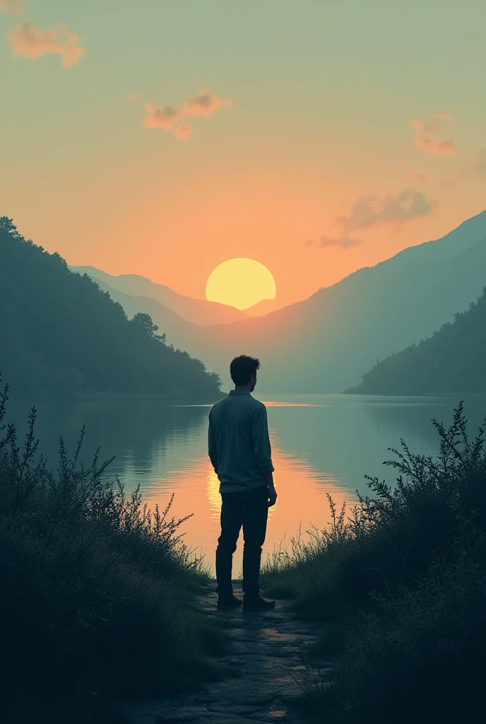 create an image that represents the content of the dawn of a husband by the author Héctor Abad Faciolince