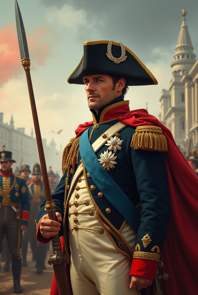 Create 12 different images about the Napoleonic Wars 
