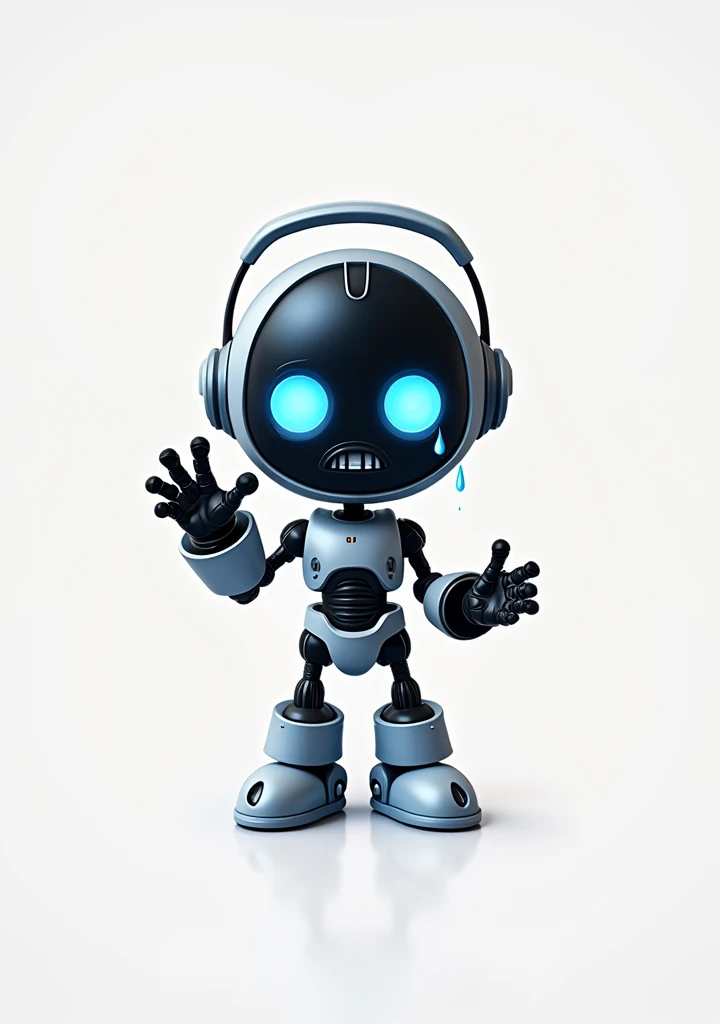 The robot is sad