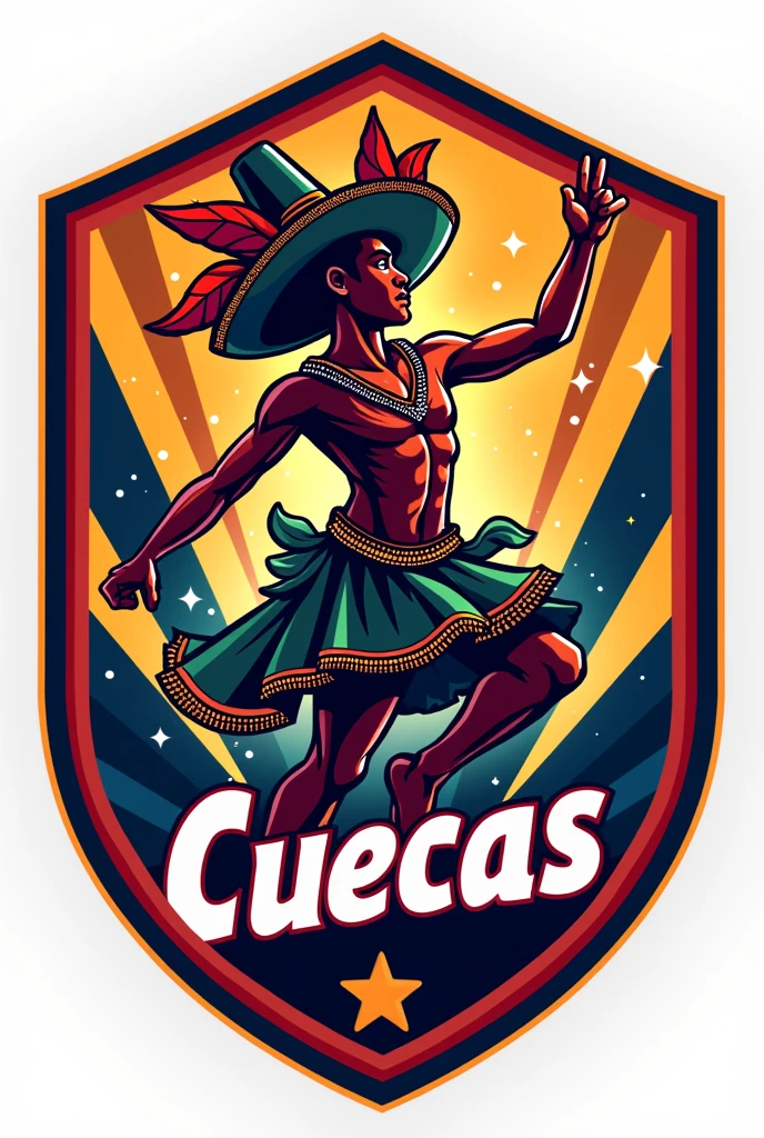An emblem of a team called the cuecas
