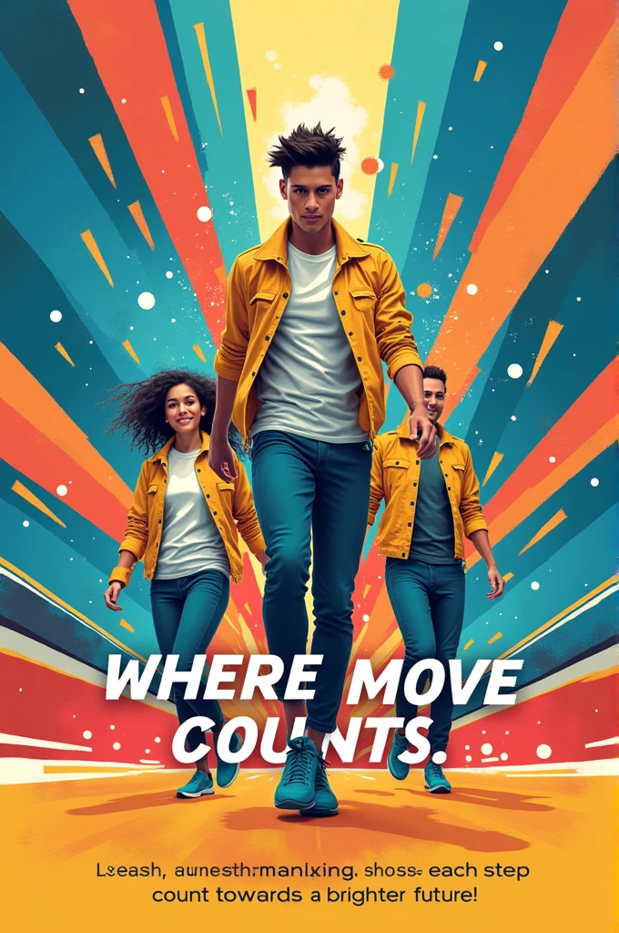 Create a slogan that delivers the message:Where Every Move Counts and Every Teen Shines!