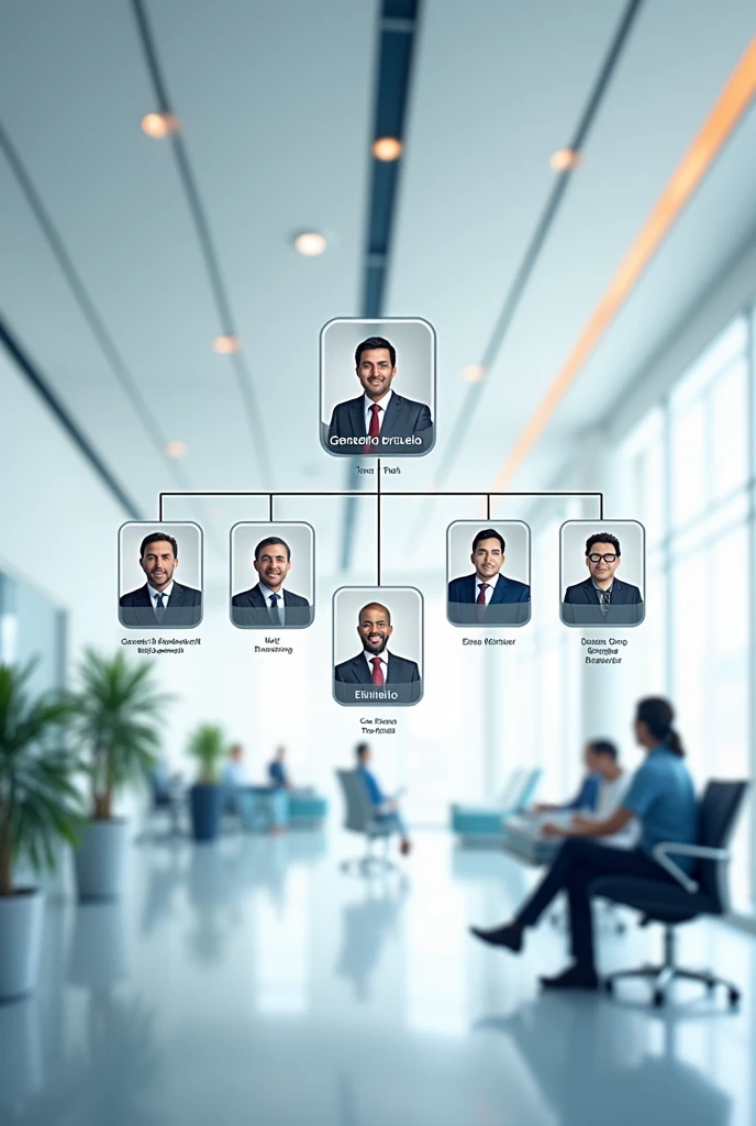Horizontal Organization Chart, Each of the following people fulfills a role:
Mariano Brizuela is the general manager.
Tomas: marketing manager.
dante: Sales Manager.
lautaro: Finance Manager.
EMILIO:Purchasing Manager.