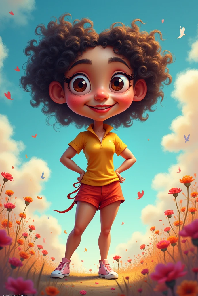 Make a caricature of self-esteem 